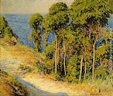 Coast Canvas Paintings - Trees Along the Coast